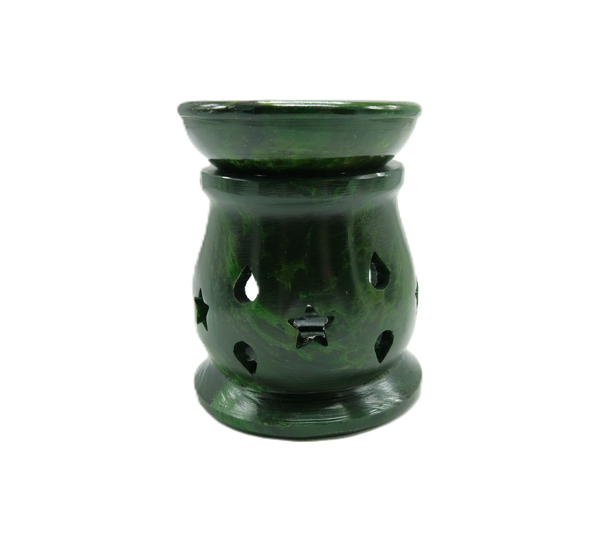 Soapstone Aroma Lamp 3" | Tealight | Diffuser Oil | Red or Green