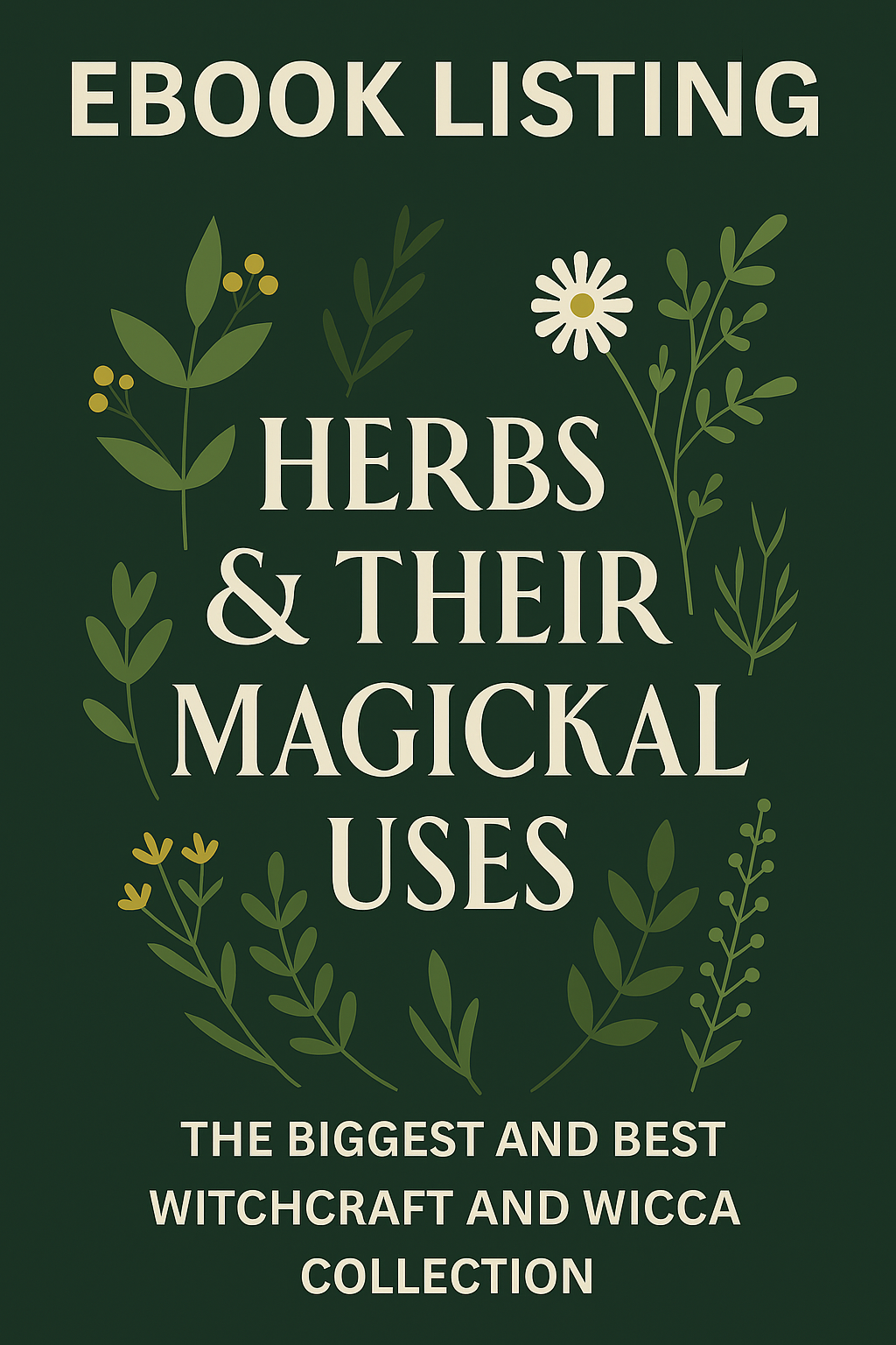 Herbs and Their Magickal Uses – A Guide to Botanical Wisdom (Digital eBook)