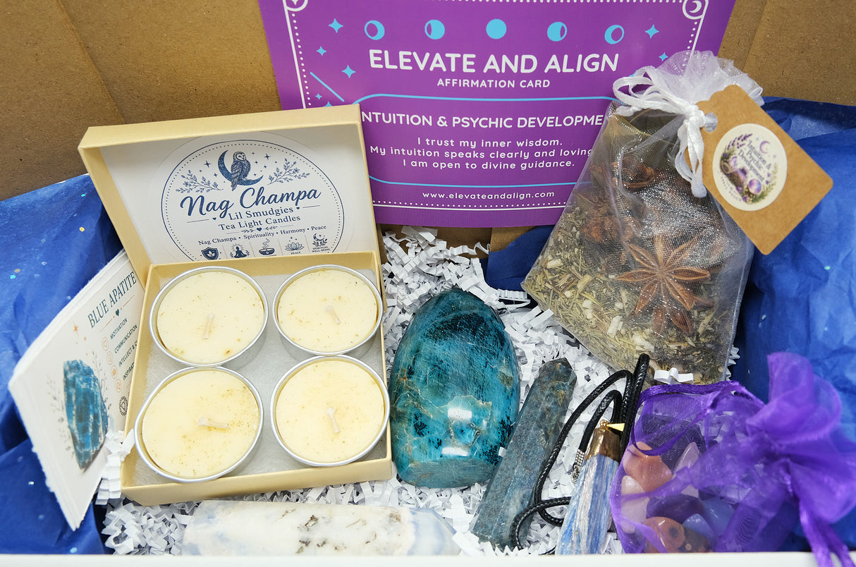 Curated Crystal & Spiritual Wellness Box | 12 Themes Available | Crystals, Herbs, Spiritual Tools & Self-Care Gifts