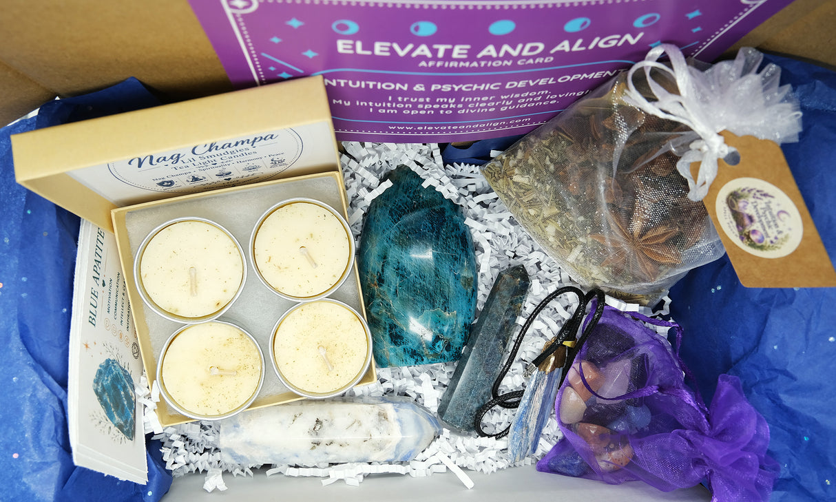 Curated Crystal & Spiritual Wellness Box | 12 Themes Available | Crystals, Herbs, Spiritual Tools & Self-Care Gifts