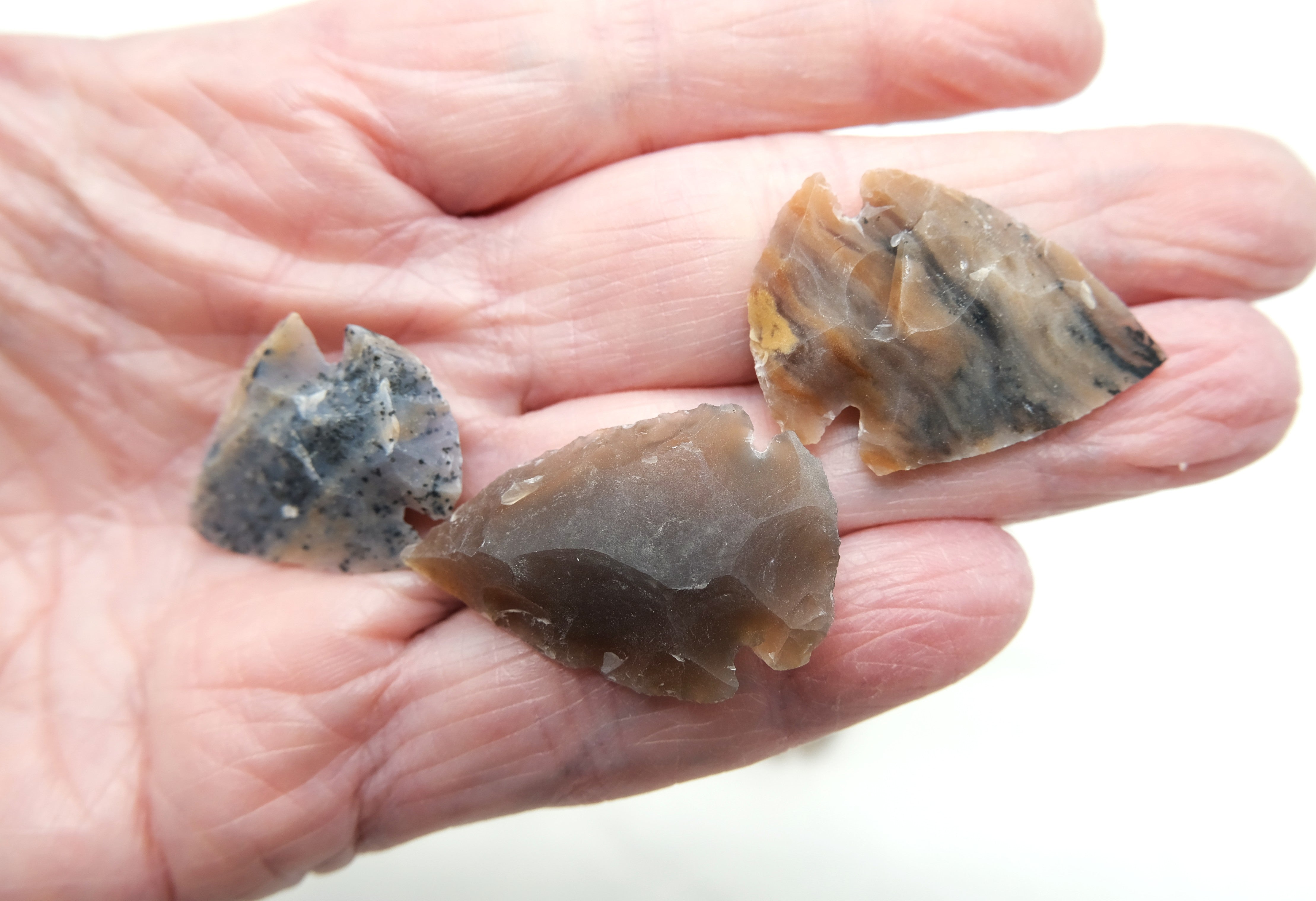 Natural Jasper Arrowhead – 1.25 to 1.75 Inch Carved Stone Arrowhead
