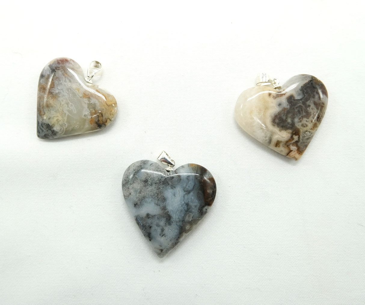 Jasper Heart Pendant Necklace