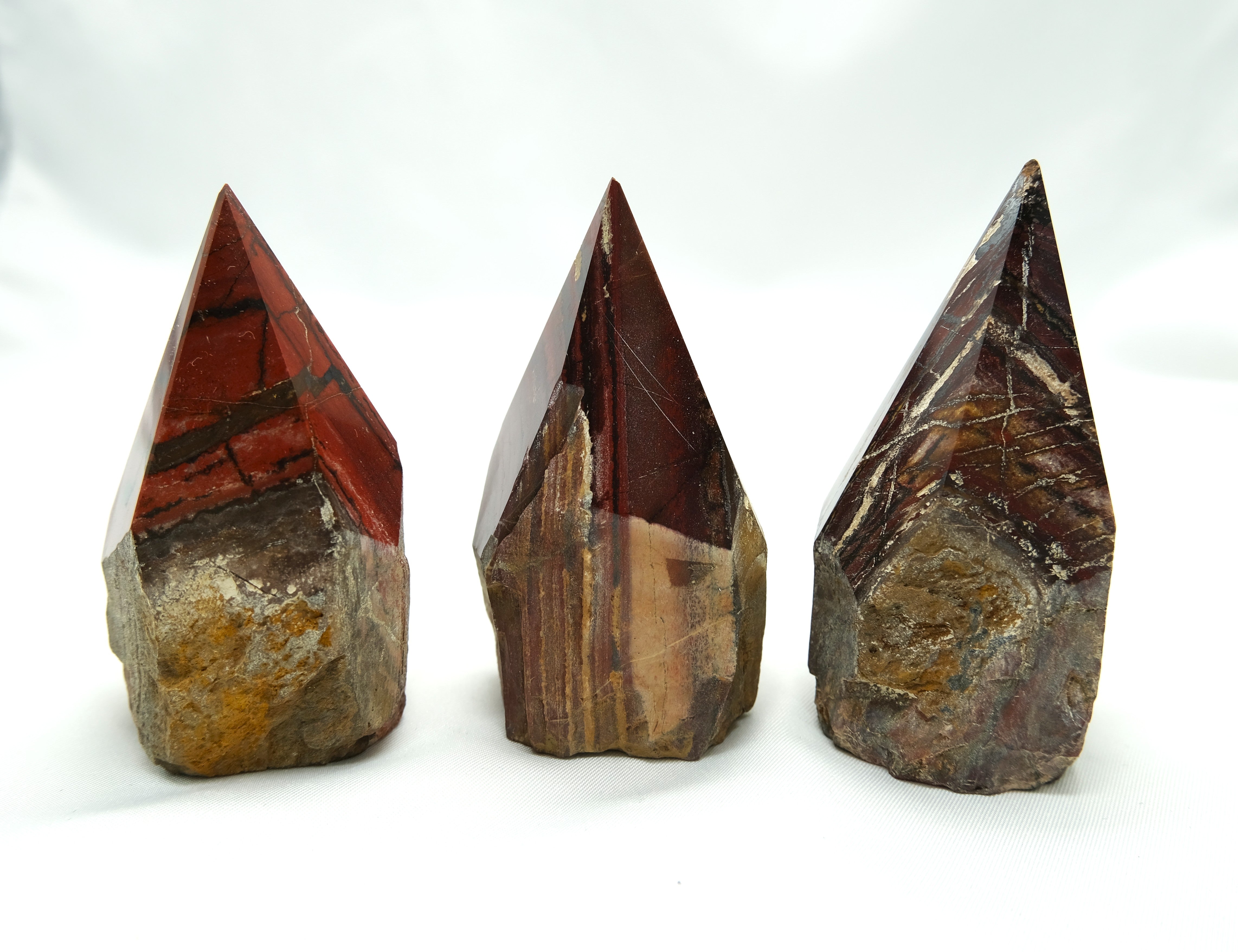 Natural Polished Crystal Point With Raw Base