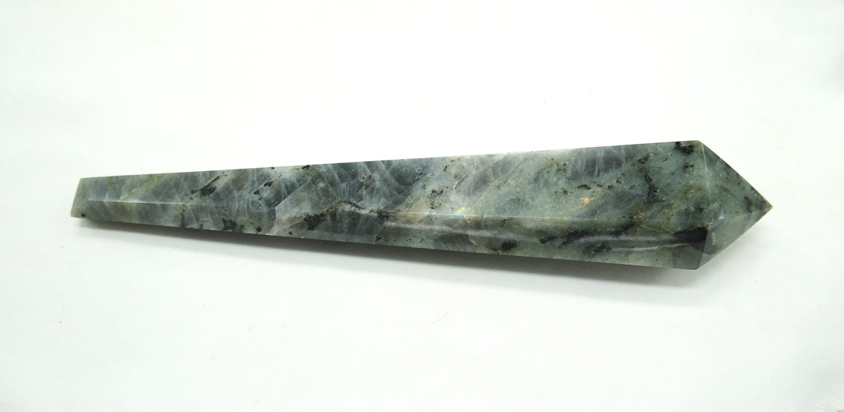 Labradorite Tapered Point Crystal Wand 8.5 to 9 Inches Long