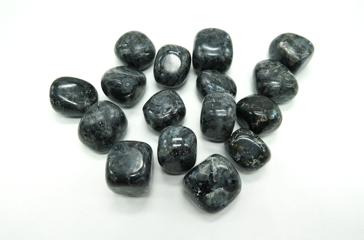 Larvikite Tumbled Stones 20 - 35 mm | Grounding • Protection • Intuition