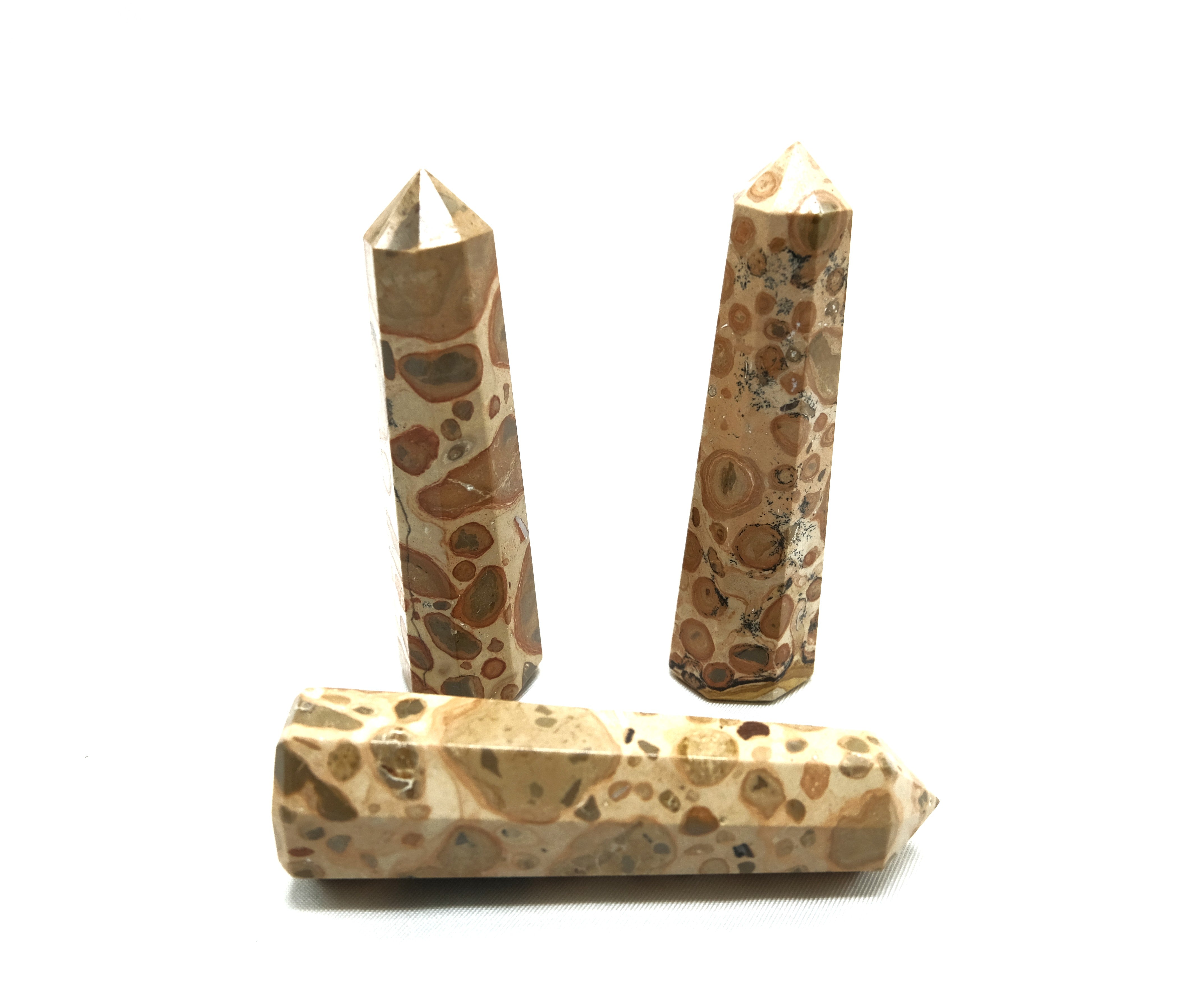 Leopard Skin Jasper Tower | Protection And Harmony | Various Sizes Available