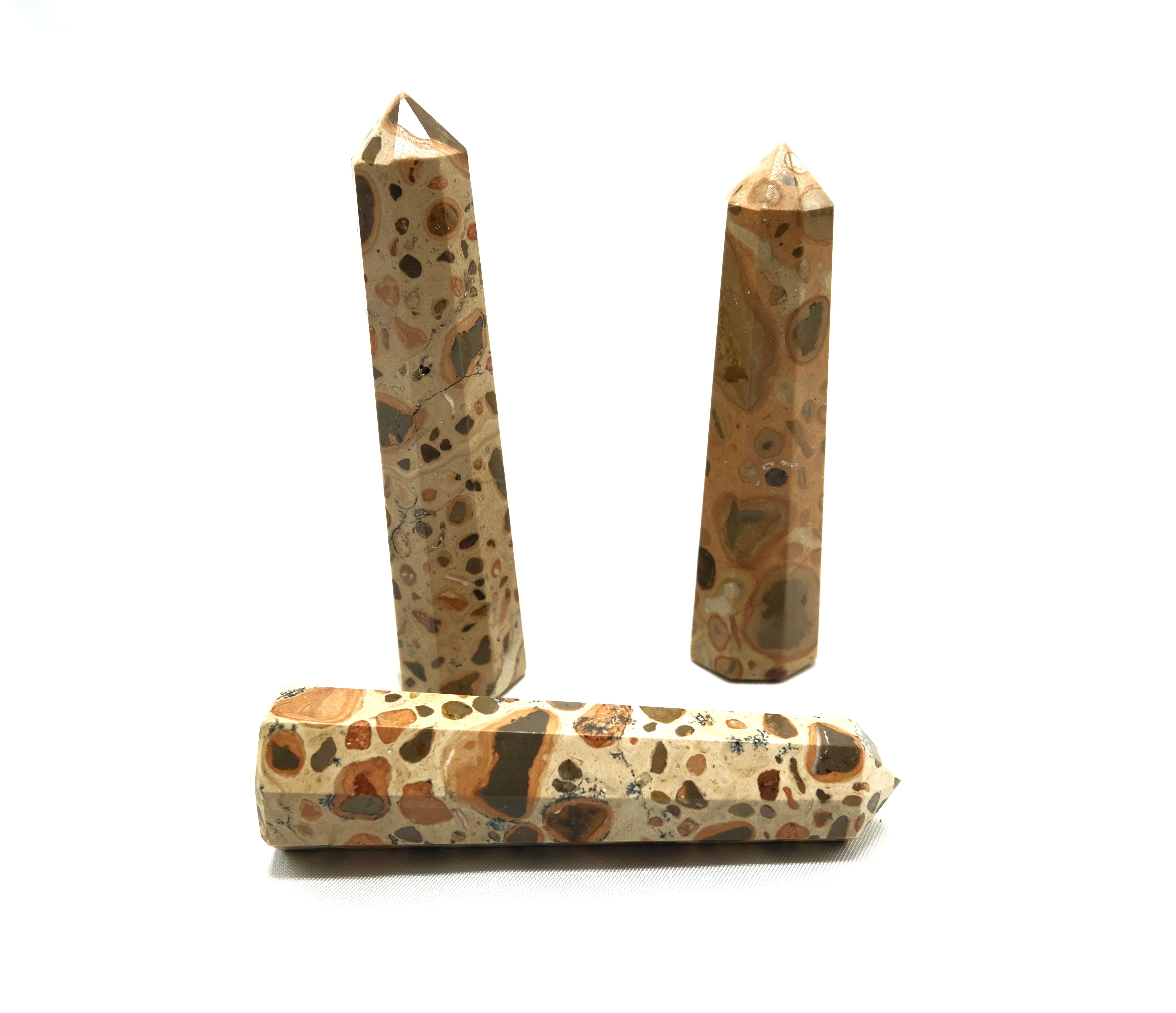 Leopard Skin Jasper Tower | Protection And Harmony | Various Sizes Available