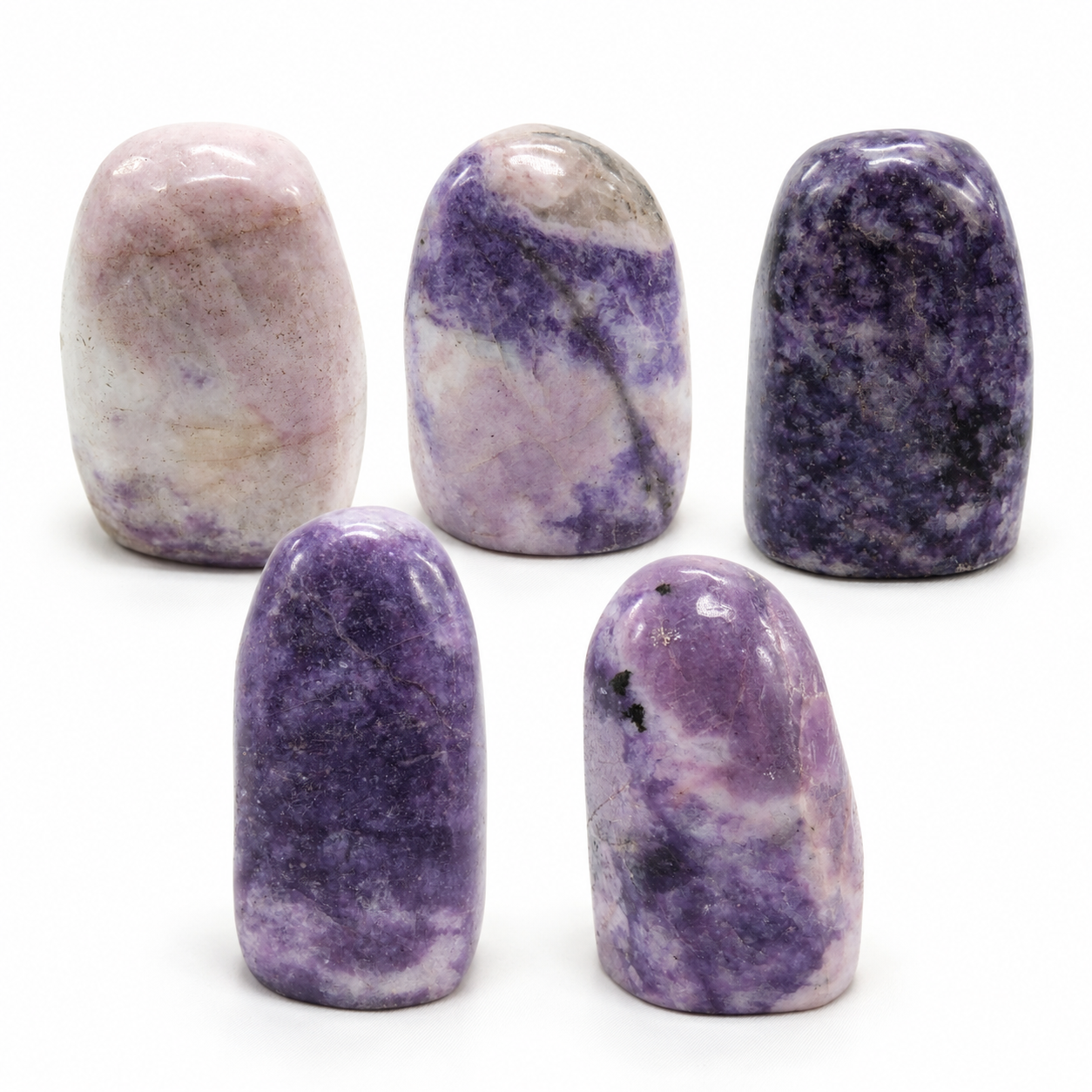 Lepidolite Freeform Crystal – Polished Standing Stone 2.5–3 Inch