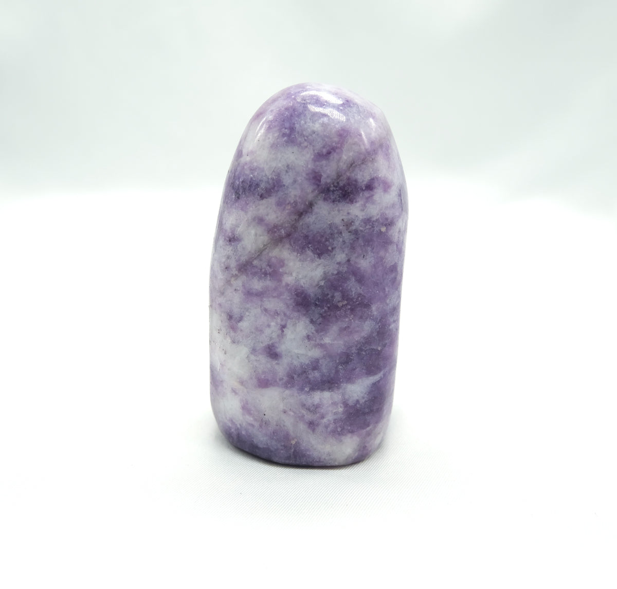 Lepidolite Freeform Crystal – Polished Standing Stone 2.5–3 Inch