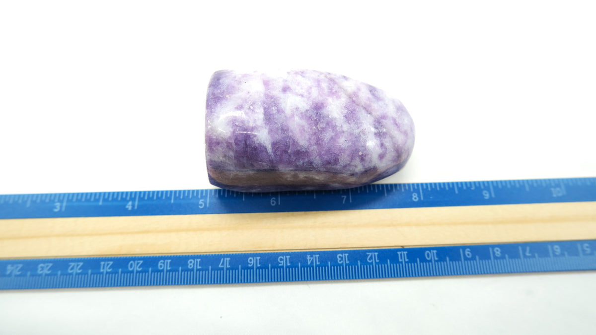 Lepidolite Freeform Crystal – Polished Standing Stone 2.5–3 Inch