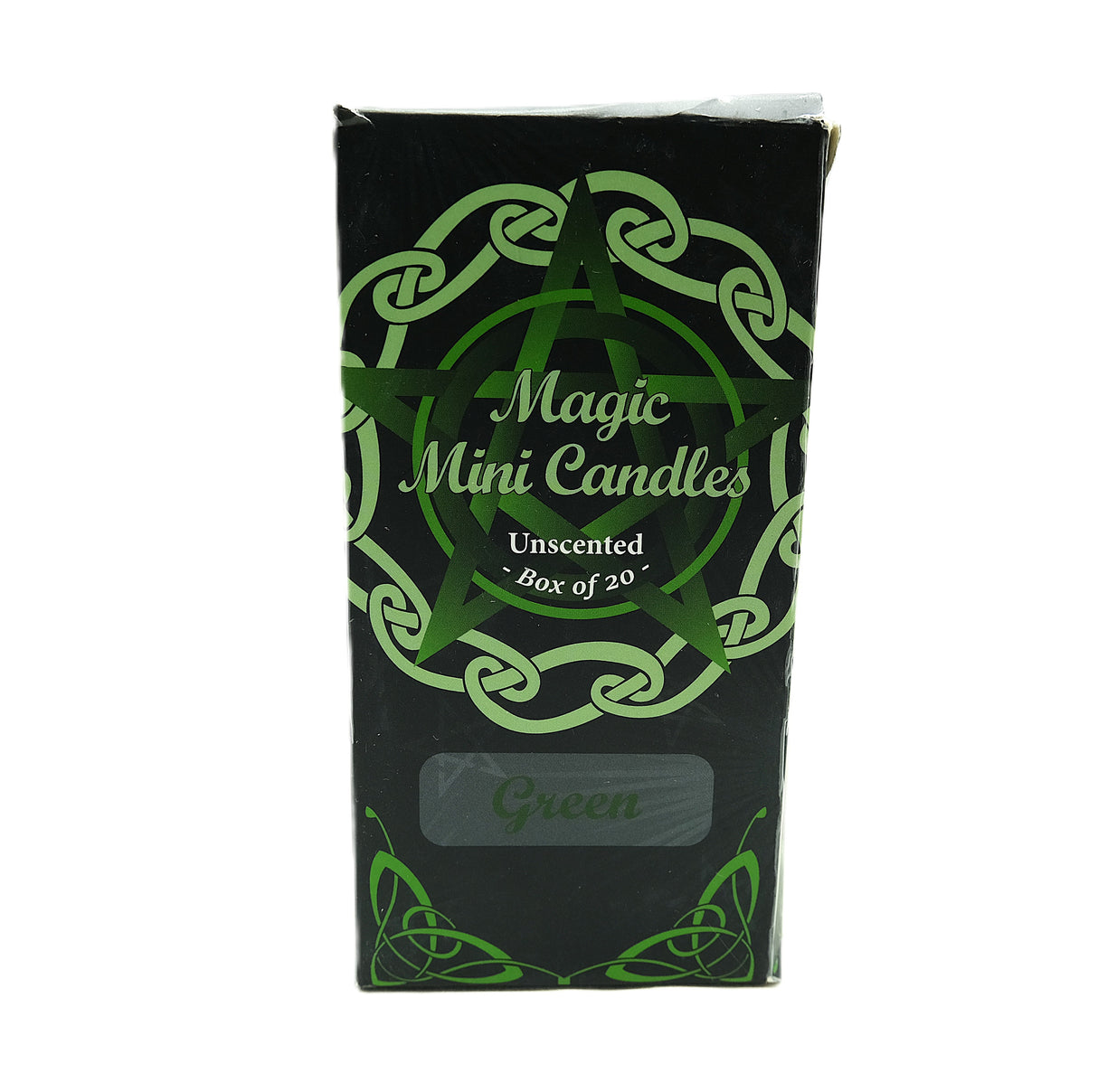 Mini Unscented Black Or Green Candles 20 pk 5" | Chime Candles | Spell Candles