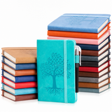 Faux Leather Mini Tree Of Life Journal With Pen