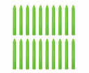 Mini Unscented Black Or Green Candles 20 pk 5" | Chime Candles | Spell Candles