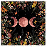 Moon Phase Garden Altar Cloth 19 x 19 Inch