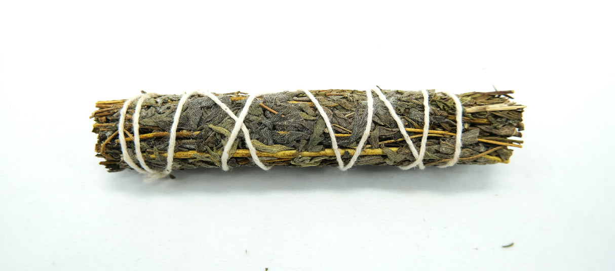 Black Sage - Mugwort – 4 Inch Slim Smudge Stick for Deep Cleansing