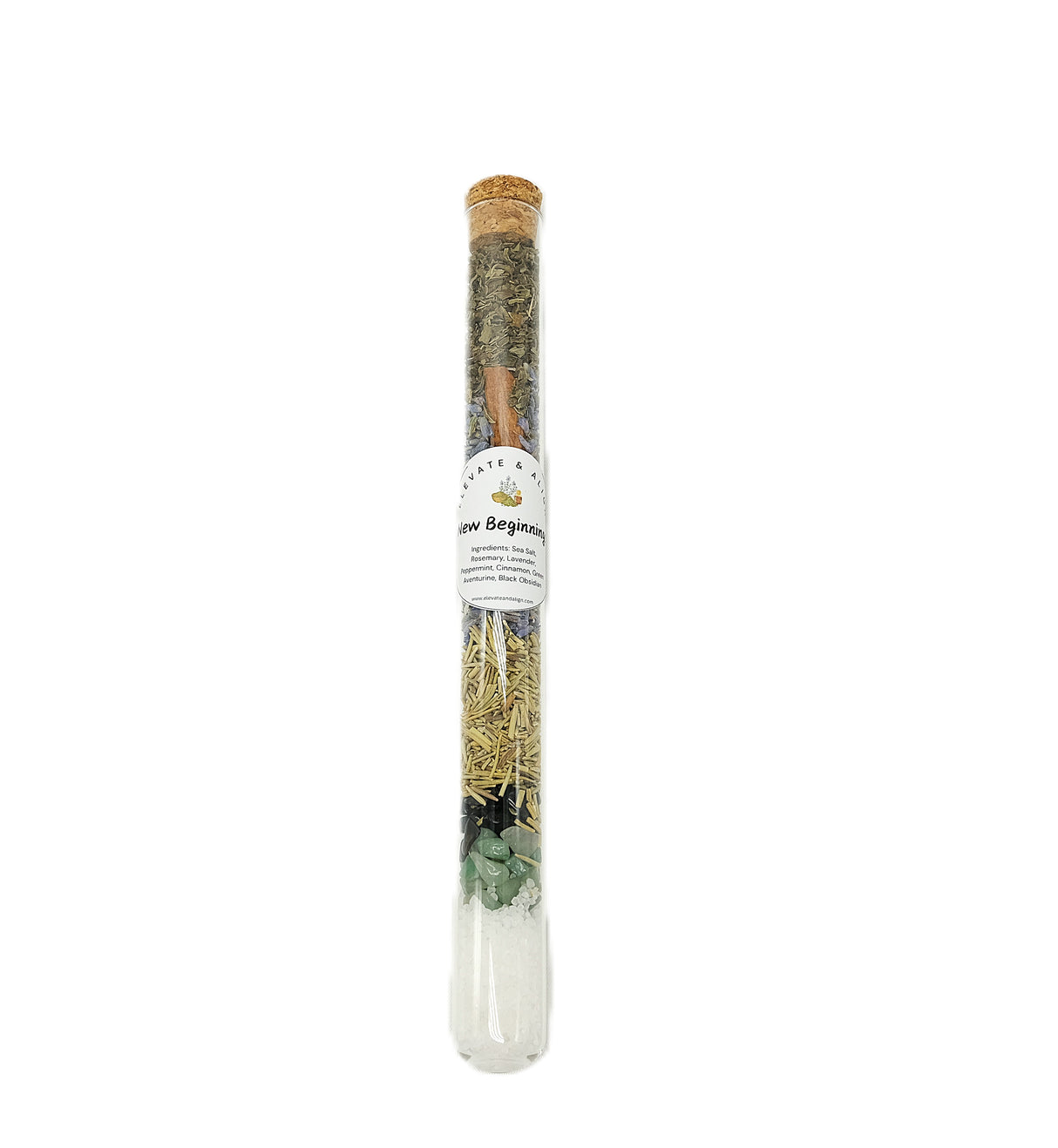 Large Spell Jar Glass Tube - Protection, Luck & Success, Love, Emotional Healing, Happiness, Money, Calming, Confidence