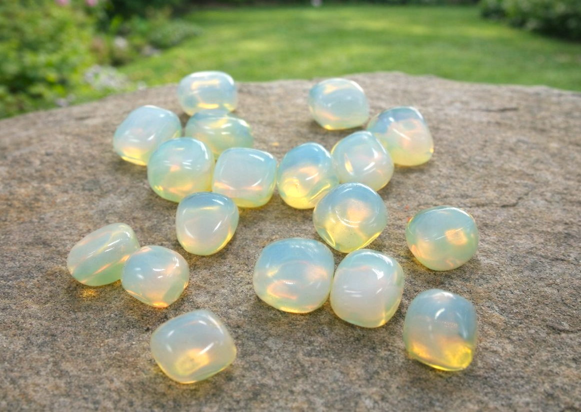 Opalite Tumbled Stones – 20–35 mm