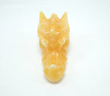 Calcite Dragon Head Skull | Crystal Dragon | 3 Inch