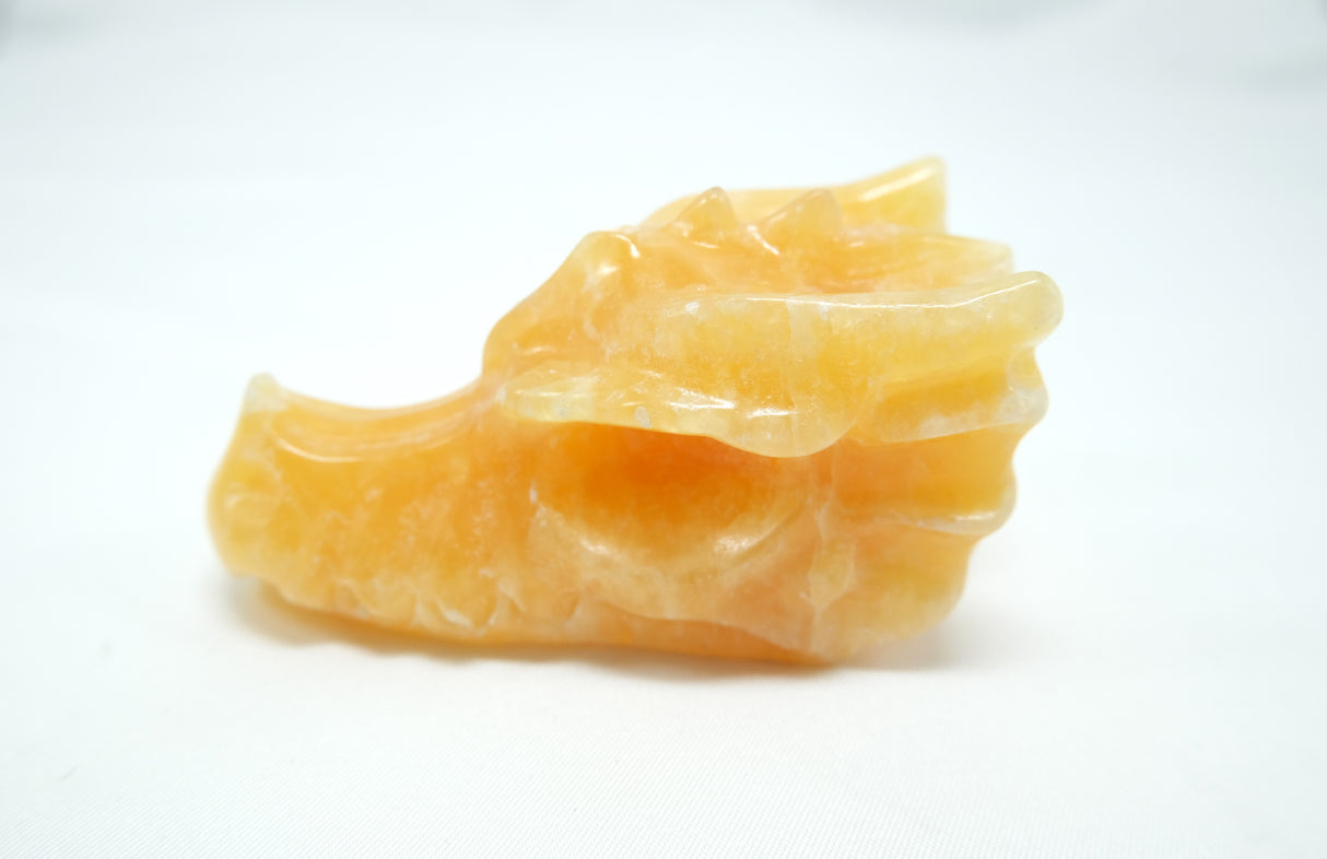 Calcite Dragon Head Skull | Crystal Dragon | 3 Inch