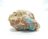 Raw Orange Calcite with Blue Apatite 06 | Ethically Sourced in Brazil