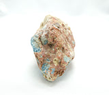 Raw Orange Calcite with Blue Apatite 06 | Ethically Sourced in Brazil