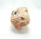 Raw Orange Calcite with Blue Apatite 09 | Ethically Sourced in Brazil
