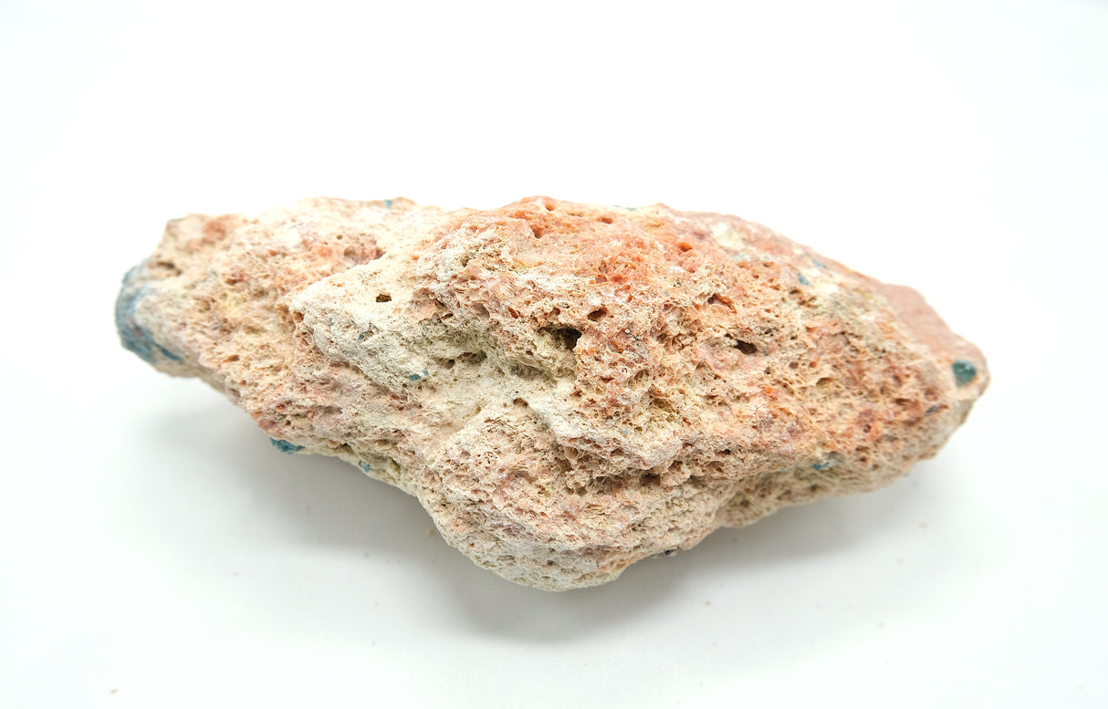 Raw Orange Calcite with Blue Apatite 09 | Ethically Sourced in Brazil