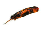 Black and Red or Black and Orange Feathers | For Crafts | Smudging Feathers