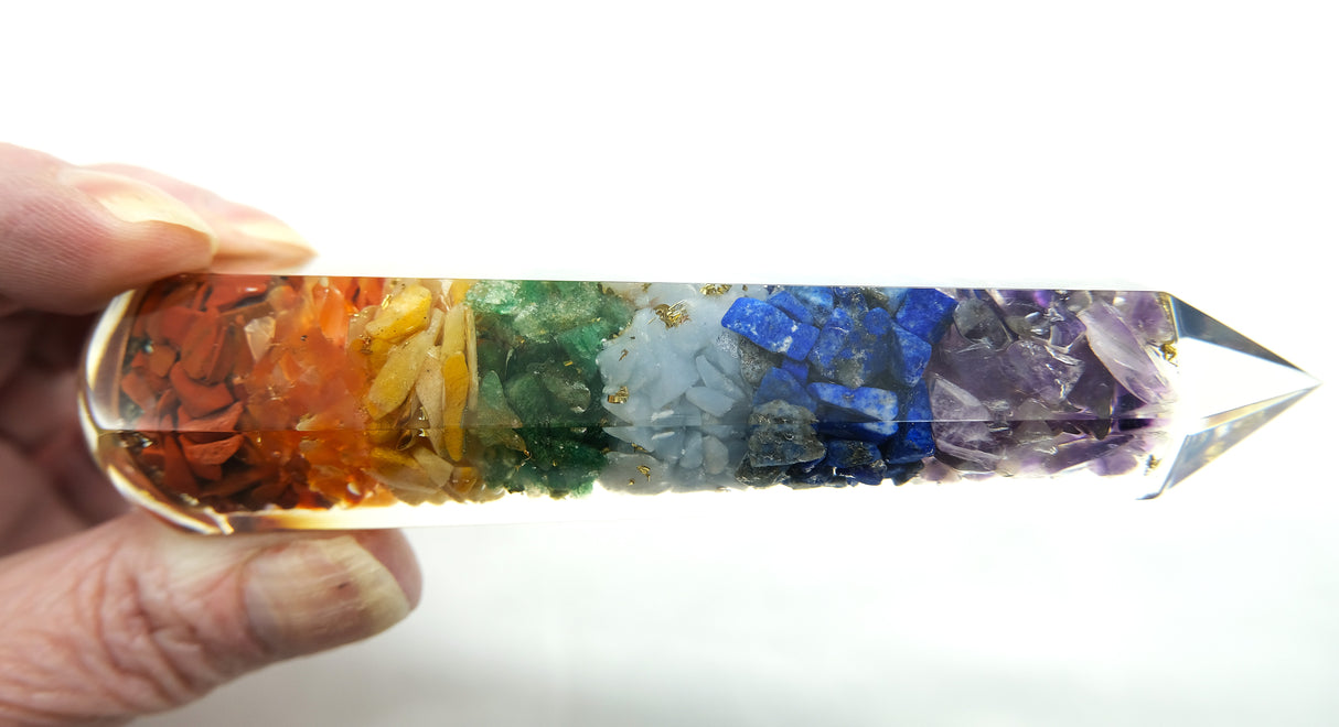 Orgone Flower OF Life Massager Wand 4 -4.5 Inches