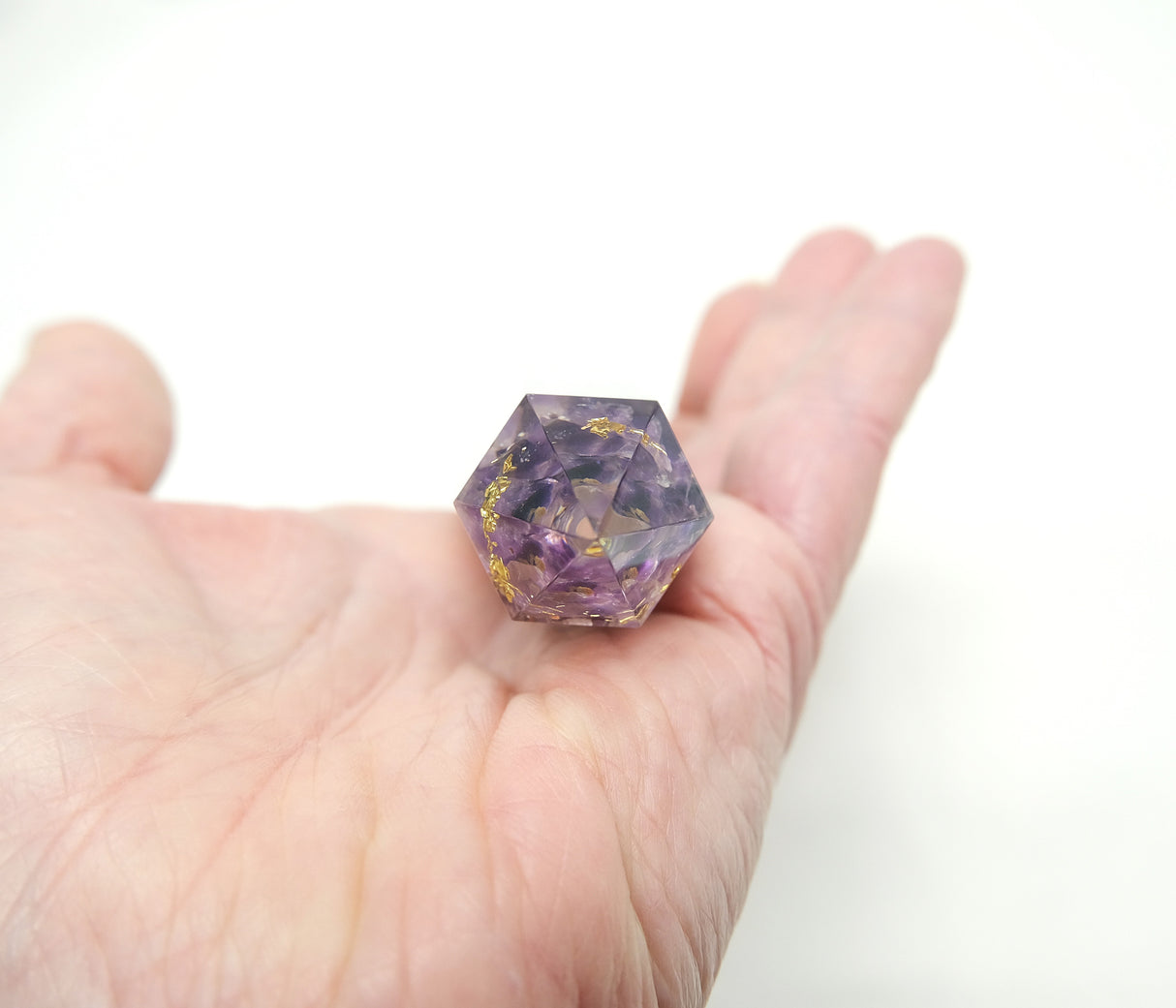 Orgone Flower OF Life Massager Wand 4 -4.5 Inches