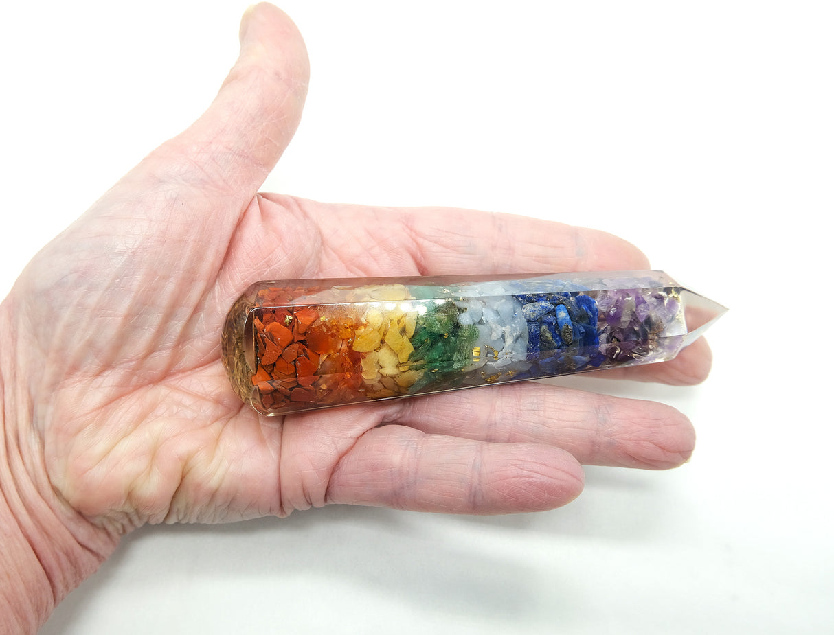 Orgone Flower OF Life Massager Wand 4 -4.5 Inches