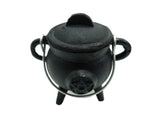 Mini Cast Iron Cauldron | Pentacle, Triple Moon, or Plain | Various Sizes