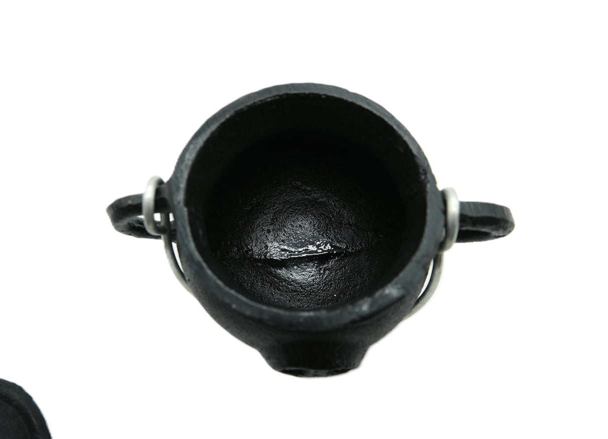 Mini Cast Iron Cauldron | Pentacle, Triple Moon, or Plain | Various Sizes