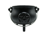 Mini Cast Iron Cauldron | Pentacle, Triple Moon, or Plain | Various Sizes