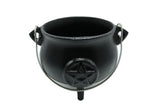 Mini Cast Iron Cauldron | Pentacle, Triple Moon, or Plain | Various Sizes
