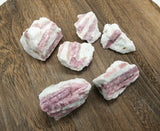 Raw Pink Tourmaline With Quartz AA | Ethically Sourced From Brazil