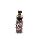 Crystal Chip Bottle Intention Pendant Necklaces - Many Varieties