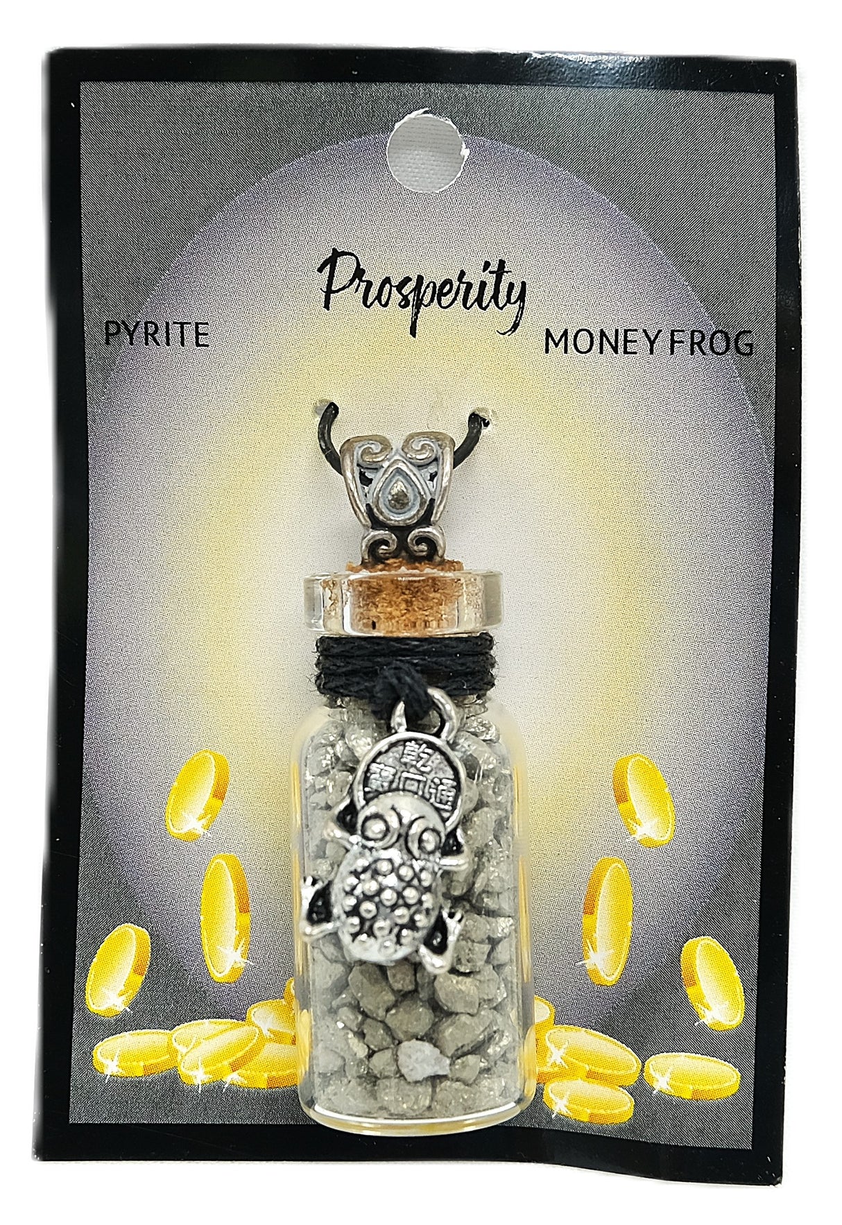 Crystal Chip Bottle Intention Pendant Necklaces - Many Varieties