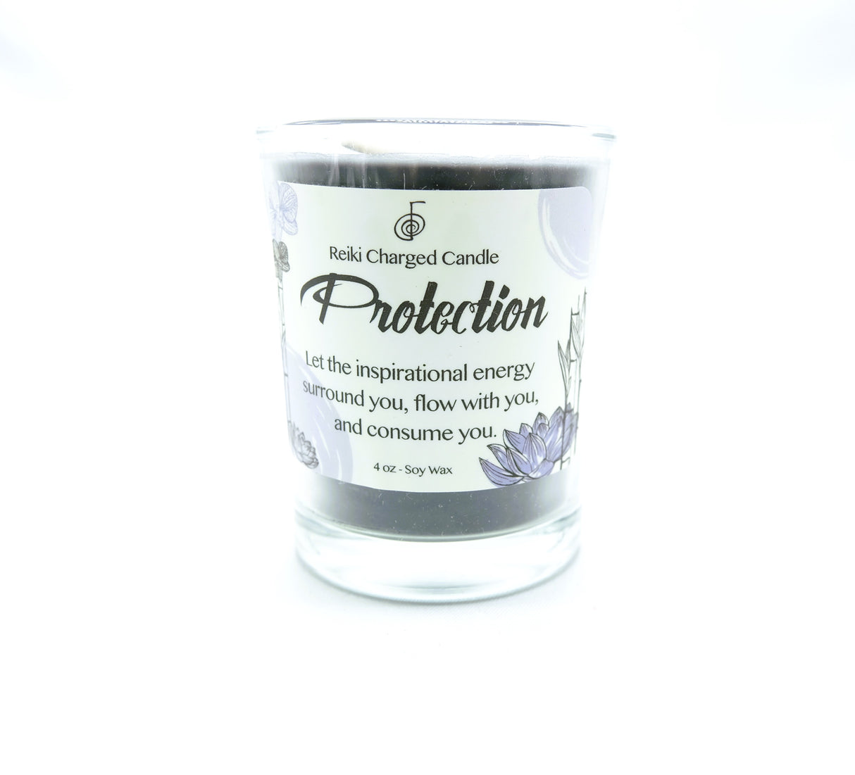Protection Reiki Charged Intention Candle | Vegan | Soy Candles