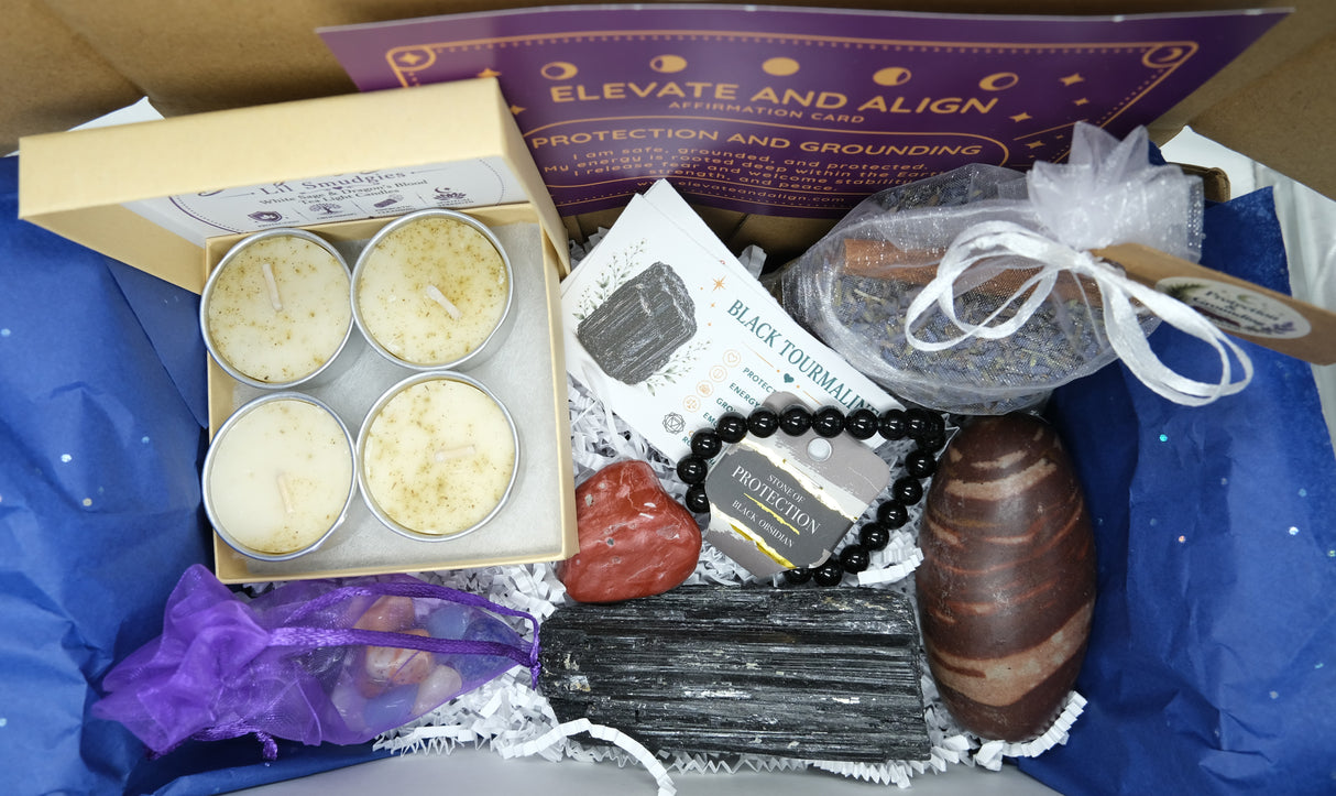 Curated Crystal & Spiritual Wellness Box | 12 Themes Available | Crystals, Herbs, Spiritual Tools & Self-Care Gifts