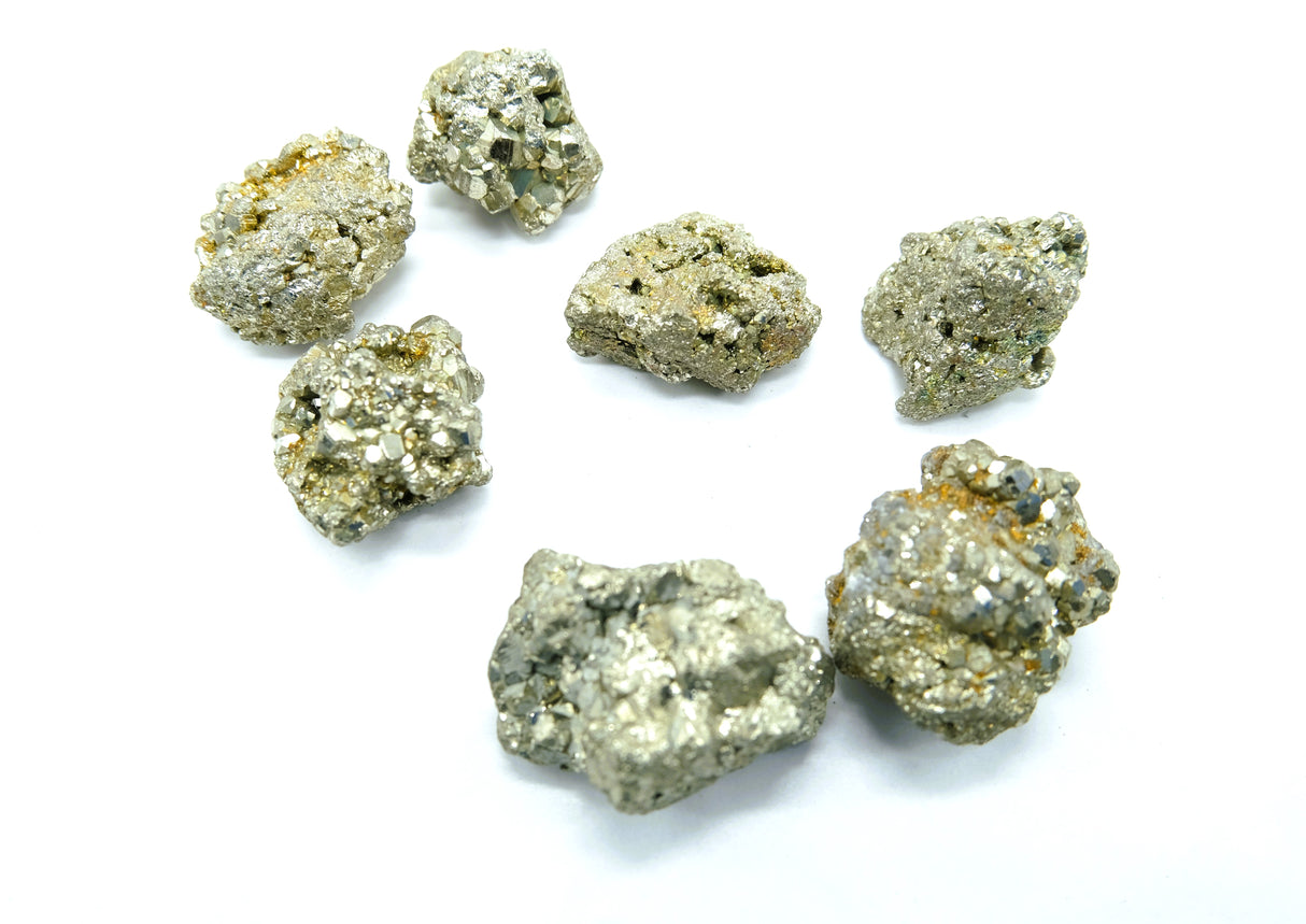 Rough Natural Pyrite Mineral Chunks | From Peru | Fools Gold