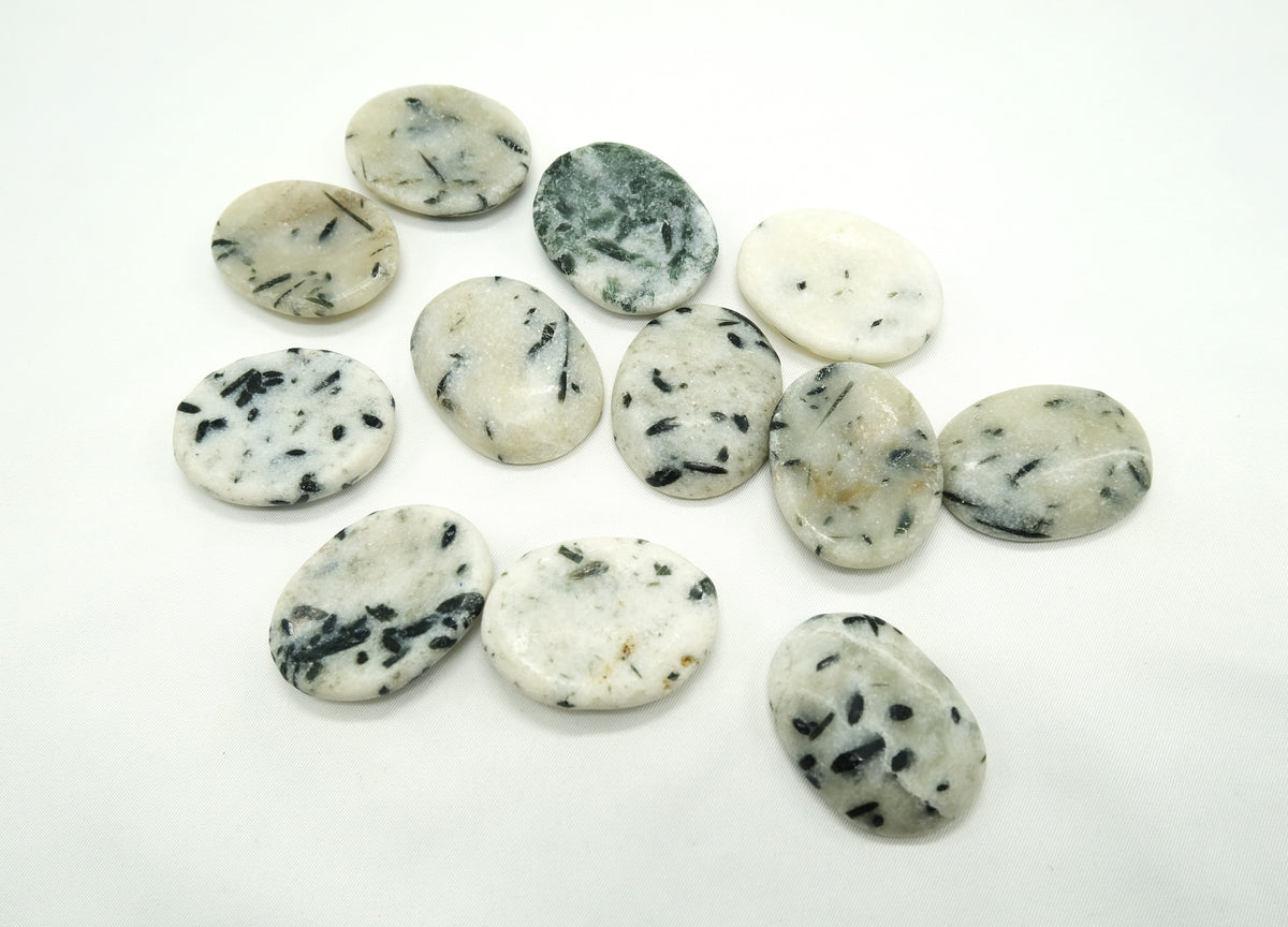 Crystal Worry Stones – Natural Gemstone Thumb Stones for Stress Relief & Meditation