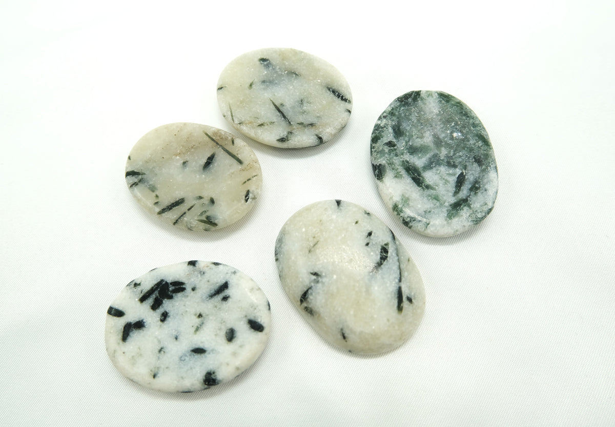 Crystal Worry Stones – Natural Gemstone Thumb Stones for Stress Relief & Meditation