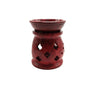 Soapstone Aroma Lamp 3" | Tealight | Diffuser Oil | Red or Green