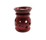 Soapstone Aroma Lamp 3" | Tealight | Diffuser Oil | Red or Green