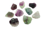 Raw Fluorite Crystal Specimen | Rough Purple & Green Fluorite Stone