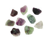 Raw Fluorite Crystal Specimen | Rough Purple & Green Fluorite Stone