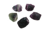 Raw Fluorite Crystal Specimen | Rough Purple & Green Fluorite Stone