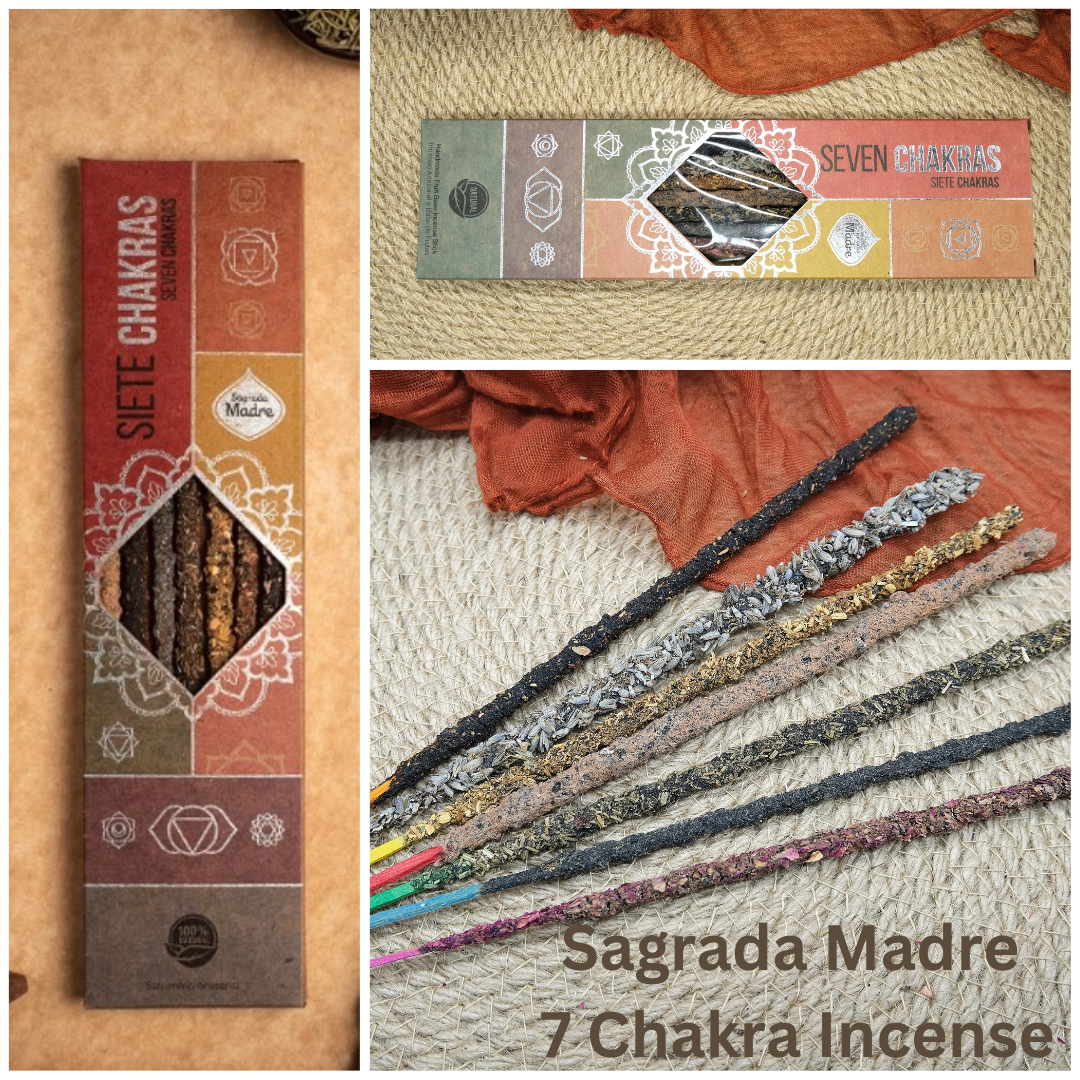 Sagrada Madre Seven Chakras Handmade Incense Sticks