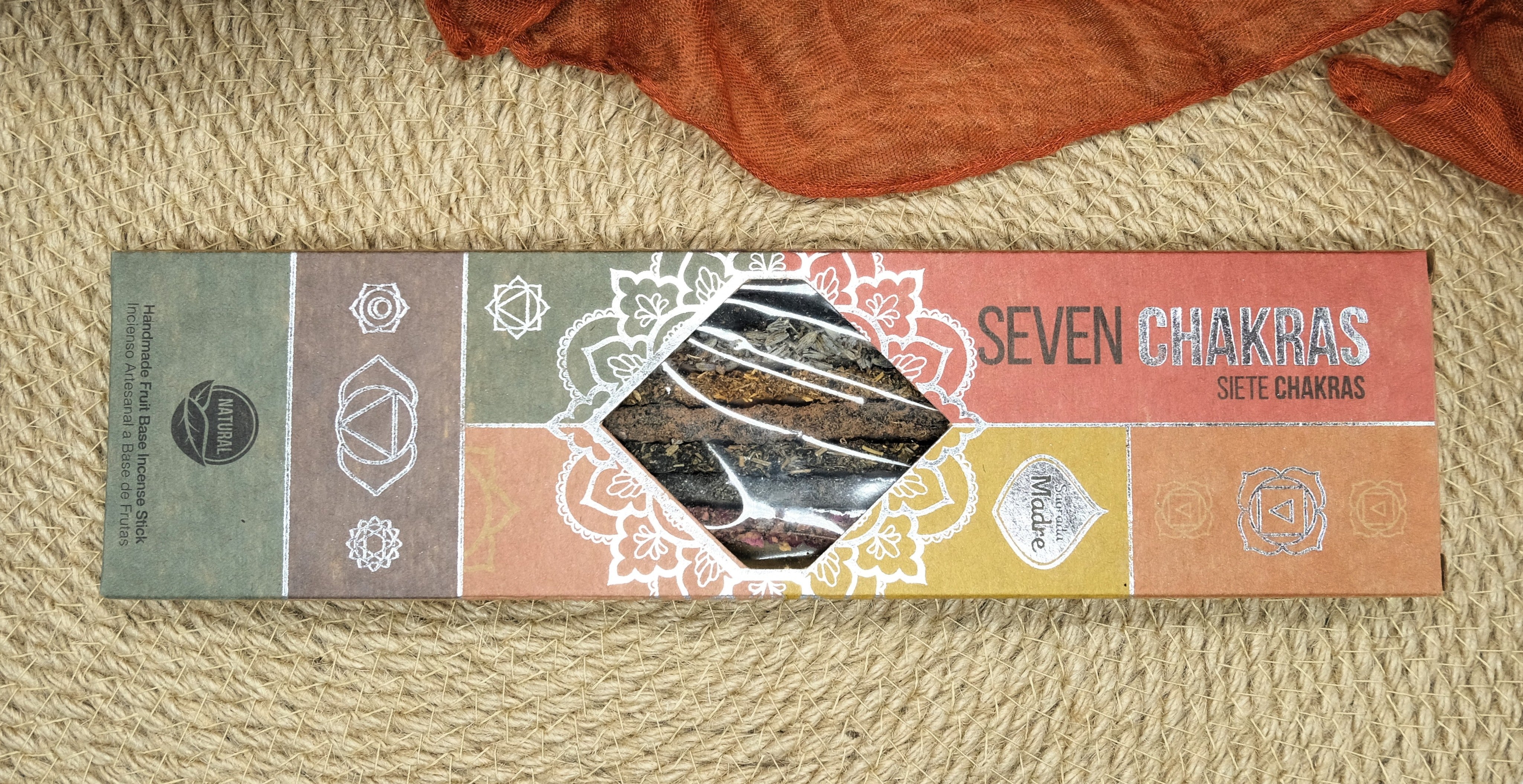Sagrada Madre Seven Chakras Handmade Incense Sticks